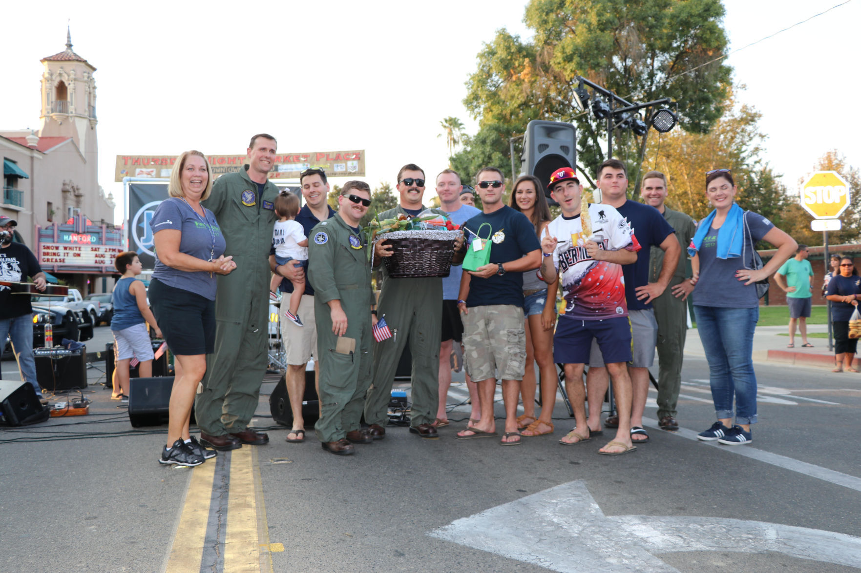 VFA-97 'Warhawks' participate in Hanford’s Thursday Night Market Place